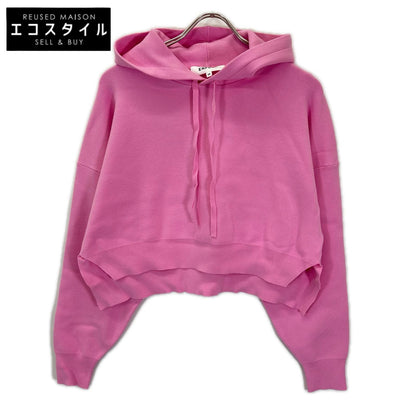 ENFOLD エンフォルド 25AW 300IA170-1861 ピンク レーヨン混 CROPPED HOODED PULLOVER トップス