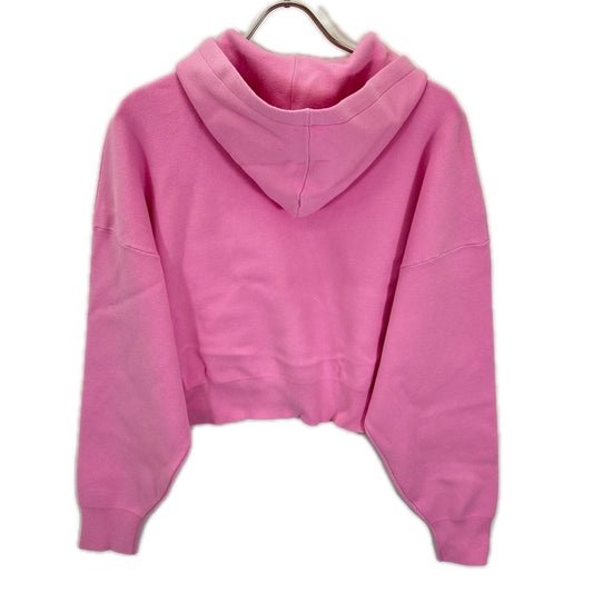 ENFOLD エンフォルド 25AW 300IA170-1861 ピンク レーヨン混 CROPPED HOODED PULLOVER トップス
