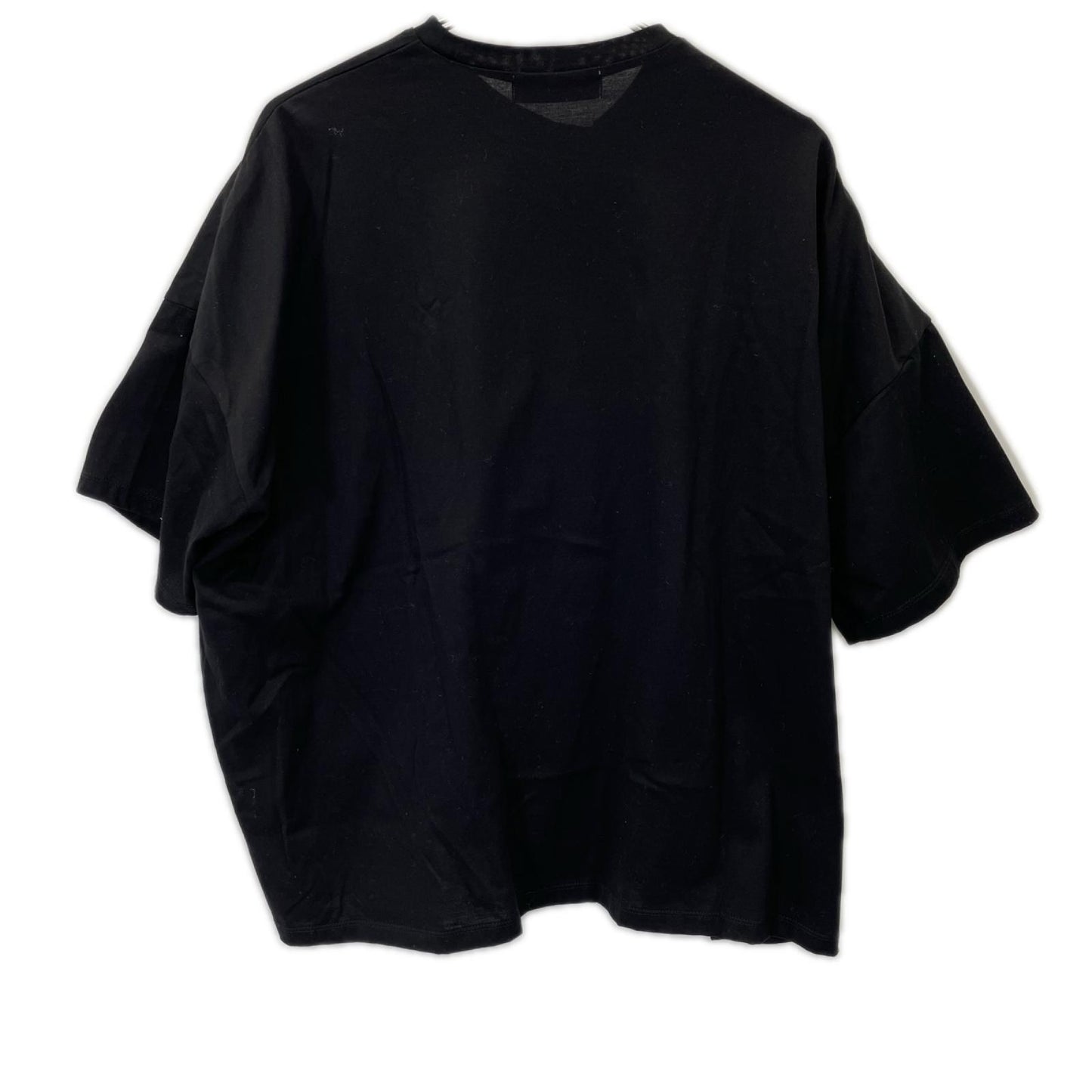 ENFOLD エンフォルド 26AW 300JA280-2901 ブラック コットン SMOCKING T-SHIRT トップス