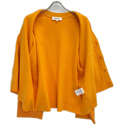 ENFOLD エンフォルド 26SS 300JS170-0951 オレンジ レーヨン混 BOX WIDE-CARDIGAN トップス