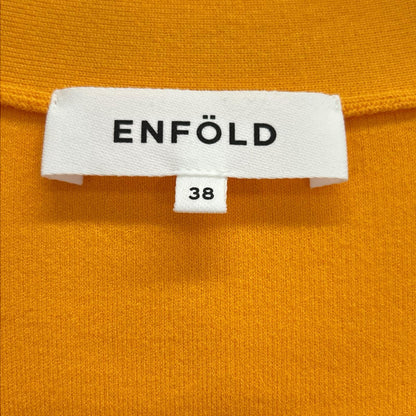 ENFOLD エンフォルド 26SS 300JS170-0951 オレンジ レーヨン混 BOX WIDE-CARDIGAN トップス