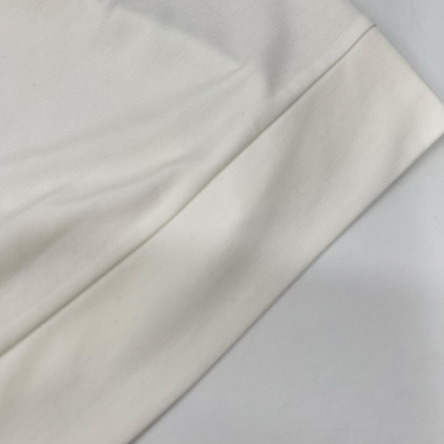 Theory セオリー 25SS 01-5201011 ホワイト レーヨン混 Interlock Knit 2 Muscle Tee トップス