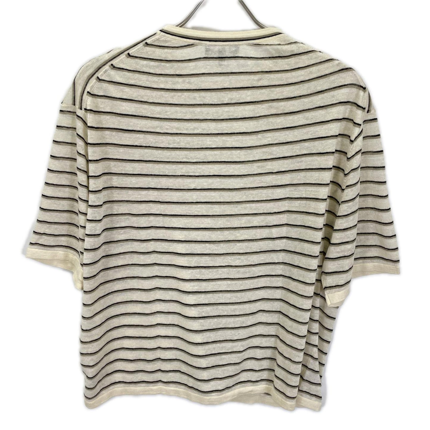 Theory セオリー 25SS 01-5101701 ベージュ リネン混 Neo Sag Harbor Boyfriend Tee トップス