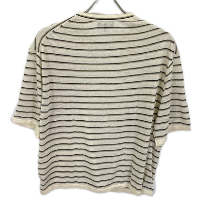 Theory セオリー 25SS 01-5101701 ベージュ リネン混 Neo Sag Harbor Boyfriend Tee トップス