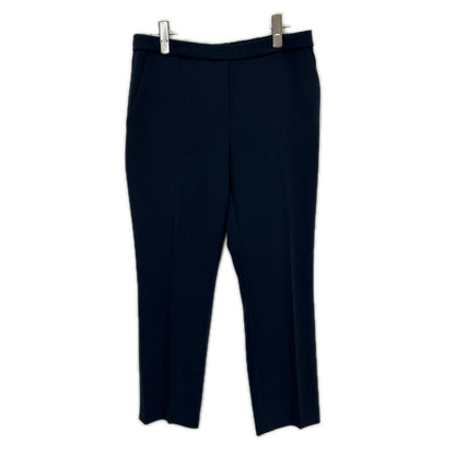 Theory セオリー 25AW 01-5306400 ネイビー トリアセテート混 センタープレス スリムプルオンパンツ ボトムス