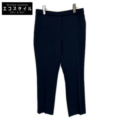 Theory セオリー 25AW 01-5306400 ネイビー トリアセテート混 センタープレス スリムプルオンパンツ ボトムス