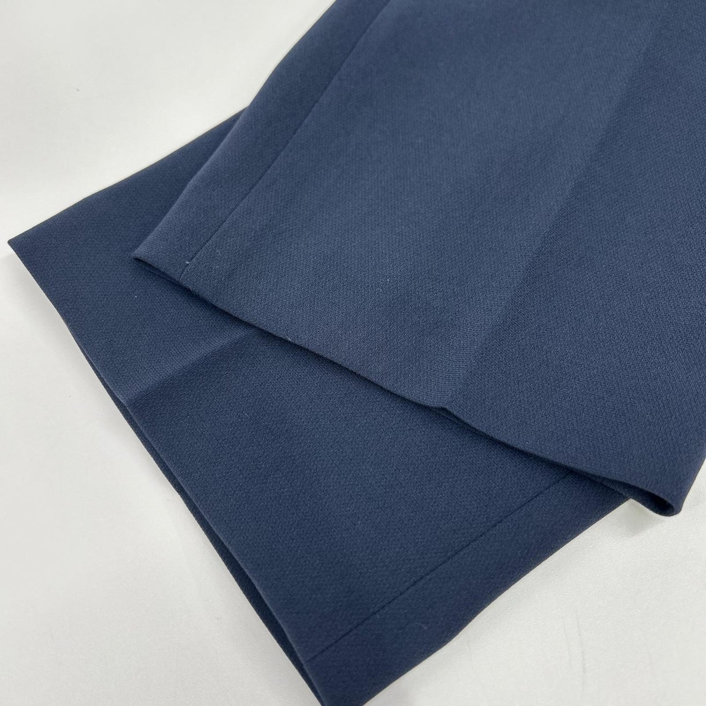 Theory セオリー 25AW 01-5306400 ネイビー トリアセテート混 センタープレス スリムプルオンパンツ ボトムス