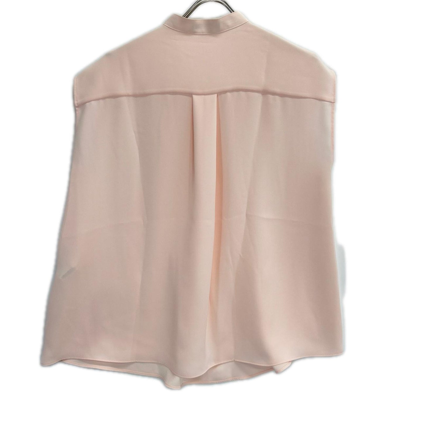 theory luxe セオリーリュクス 25SS 03-5208242 ピンク ポリエステル Marvine Lina Blouse/バンドカラー スリーブレスブラウス トップス