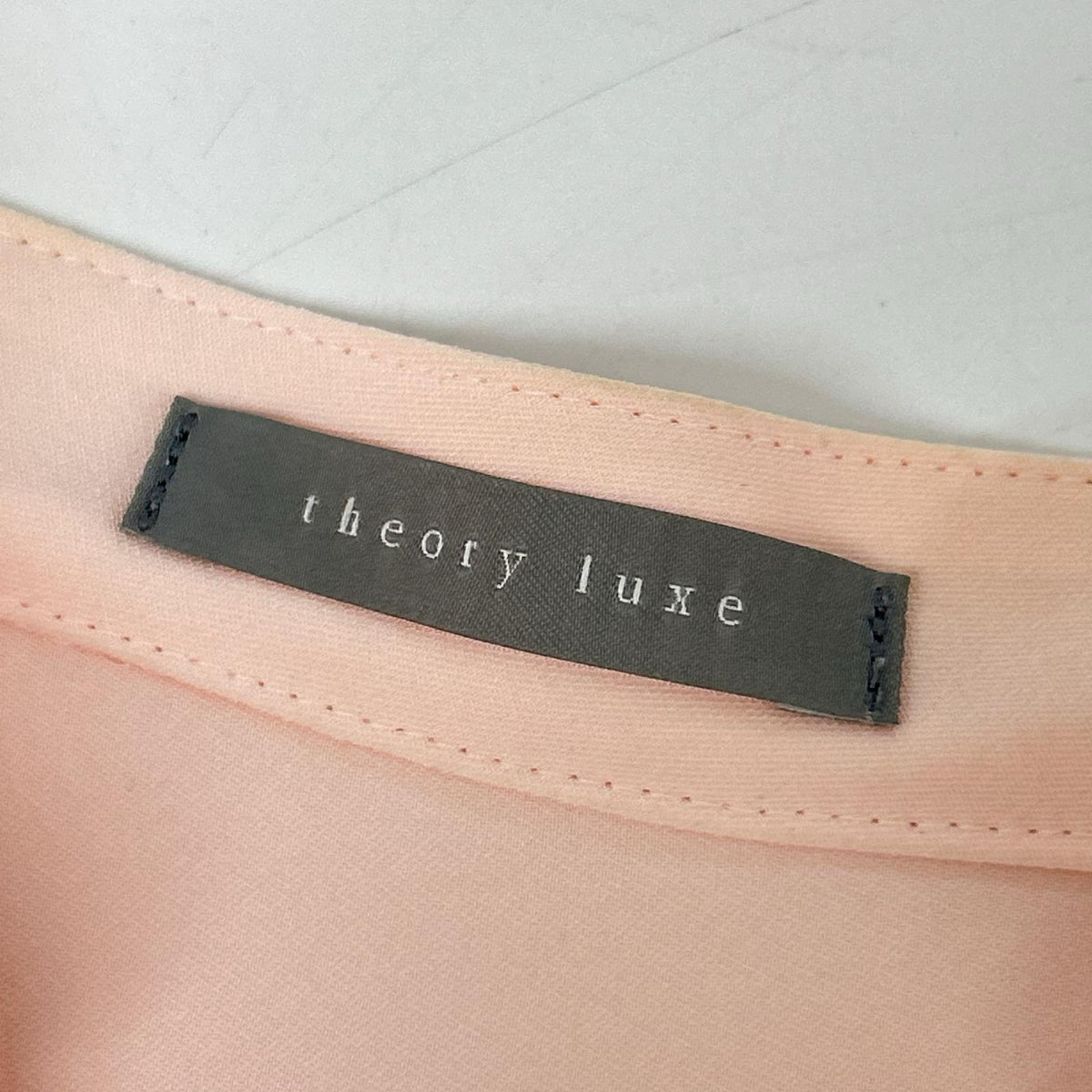 theory luxe セオリーリュクス 25SS 03-5208242 ピンク ポリエステル Marvine Lina Blouse/バンドカラー スリーブレスブラウス トップス