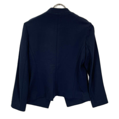 theory luxe セオリーリュクス 03-7104045 ネイビー レーヨン混 ボタンレス ジャージーテーラードジャケット ジャケット