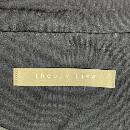 theory luxe セオリーリュクス 03-7104045 ネイビー レーヨン混 ボタンレス ジャージーテーラードジャケット ジャケット