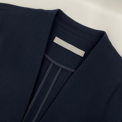 theory luxe セオリーリュクス 03-7104045 ネイビー レーヨン混 ボタンレス ジャージーテーラードジャケット ジャケット