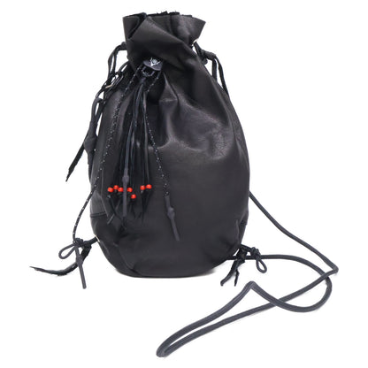 South2 West8 サウスツーウエストエイト B:TOGETHER ビートゥゲザー別注 【美品】KINCHAKU LEATHER 巾着型 ミニバッグ ショルダーバッグ