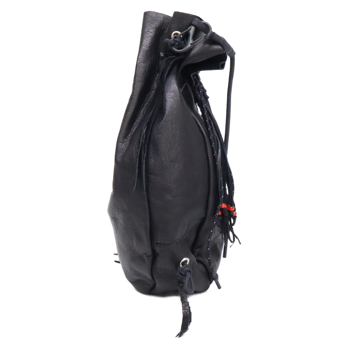 South2 West8 サウスツーウエストエイト B:TOGETHER ビートゥゲザー別注 【美品】KINCHAKU LEATHER 巾着型 ミニバッグ ショルダーバッグ