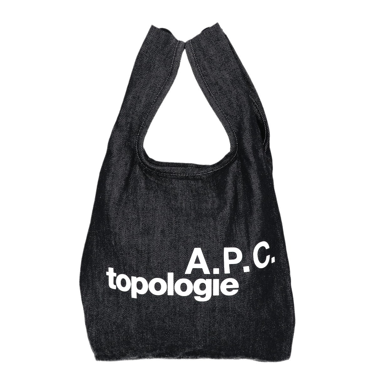 topologie トポロジー ｘA.P.C.【美品/26年製】ロゴプリント ミニ トートバッグ