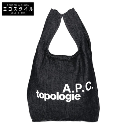 topologie トポロジー ｘA.P.C.【美品/26年製】ロゴプリント ミニ トートバッグ