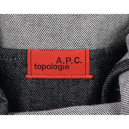 topologie トポロジー ｘA.P.C.【美品/26年製】ロゴプリント ミニ トートバッグ