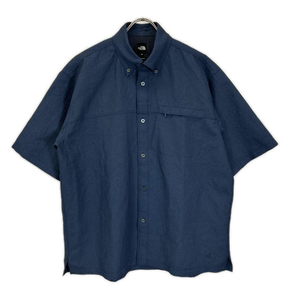 THE NORTH FACE ノースフェイス ネイビー ワッフル ショートスリーブオーニングシャツ トップス
