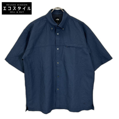 THE NORTH FACE ノースフェイス ネイビー ワッフル ショートスリーブオーニングシャツ トップス