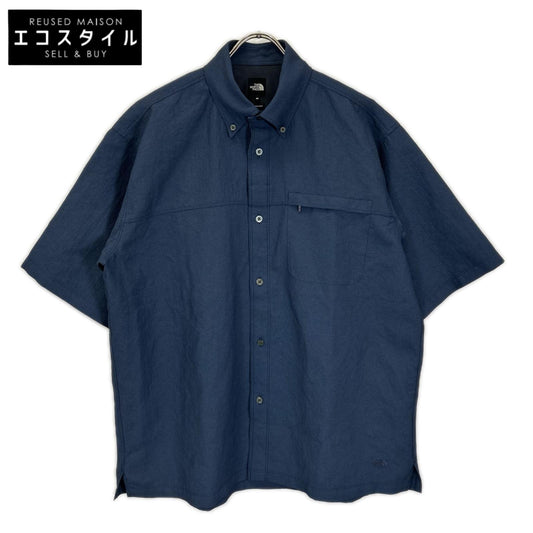 THE NORTH FACE ノースフェイス ネイビー ワッフル ショートスリーブオーニングシャツ トップス