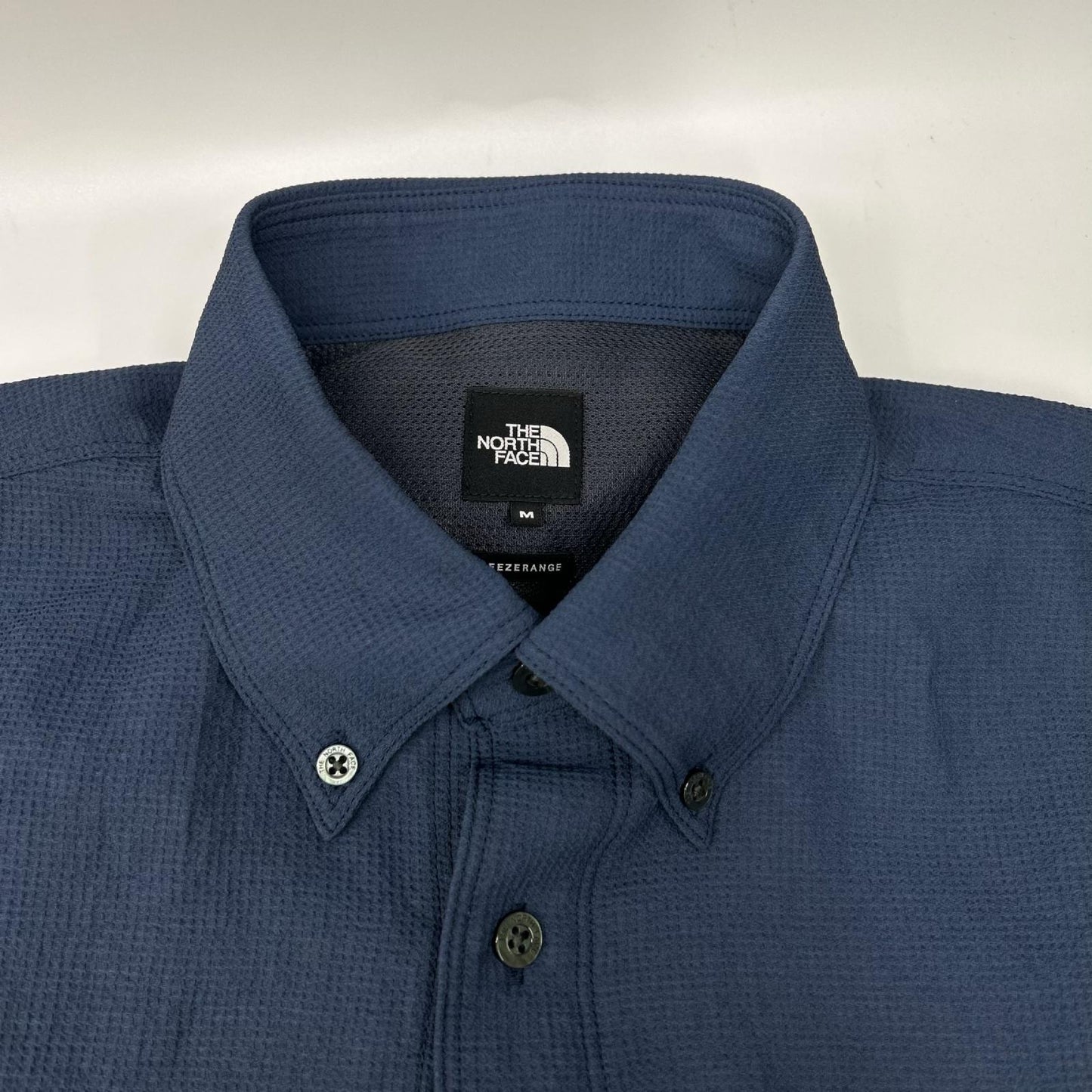 THE NORTH FACE ノースフェイス ネイビー ワッフル ショートスリーブオーニングシャツ トップス
