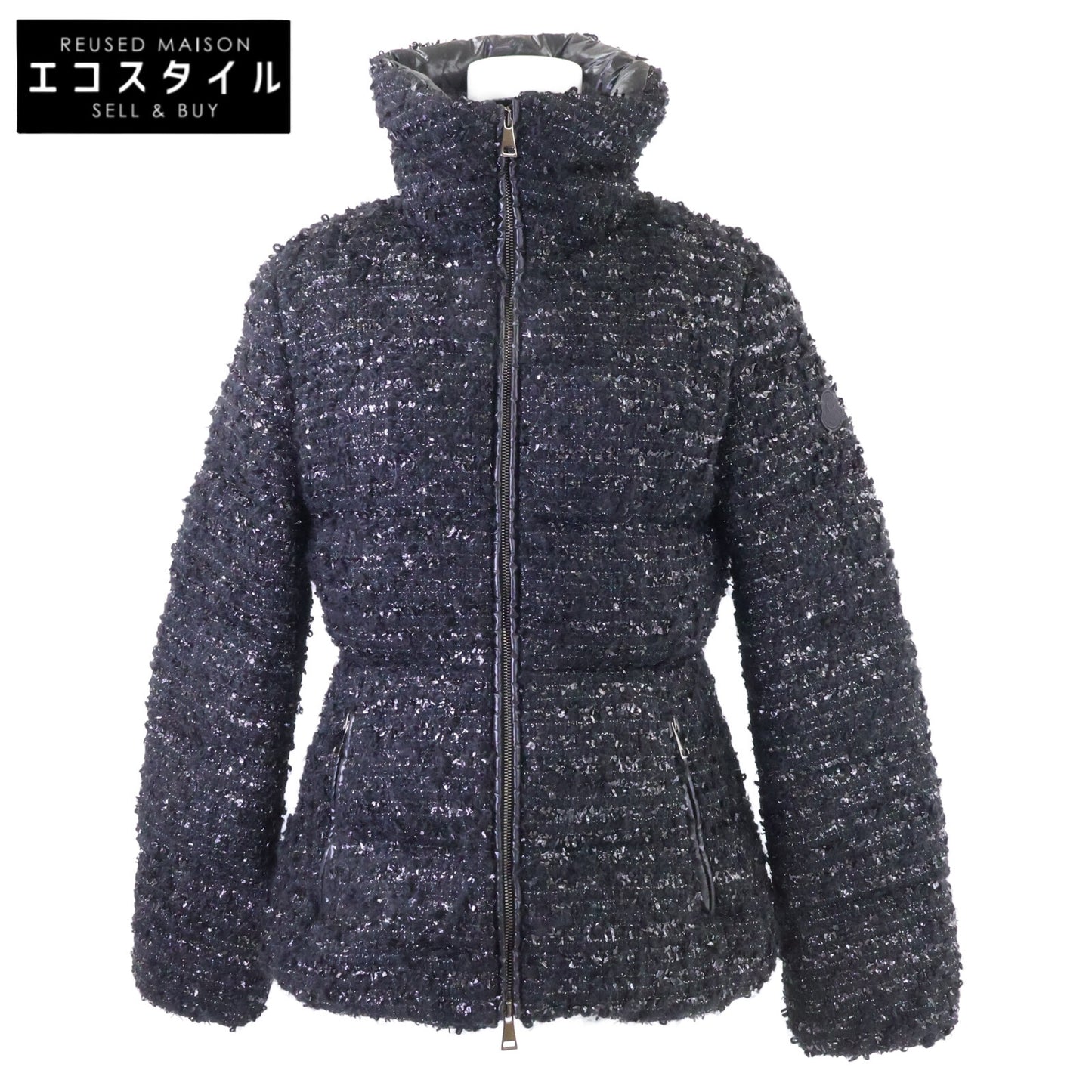 MONCLER モンクレール 【美品/25年製】URBEL ウルベル モヘア混 ツイード ダウンジャケット ジャケット