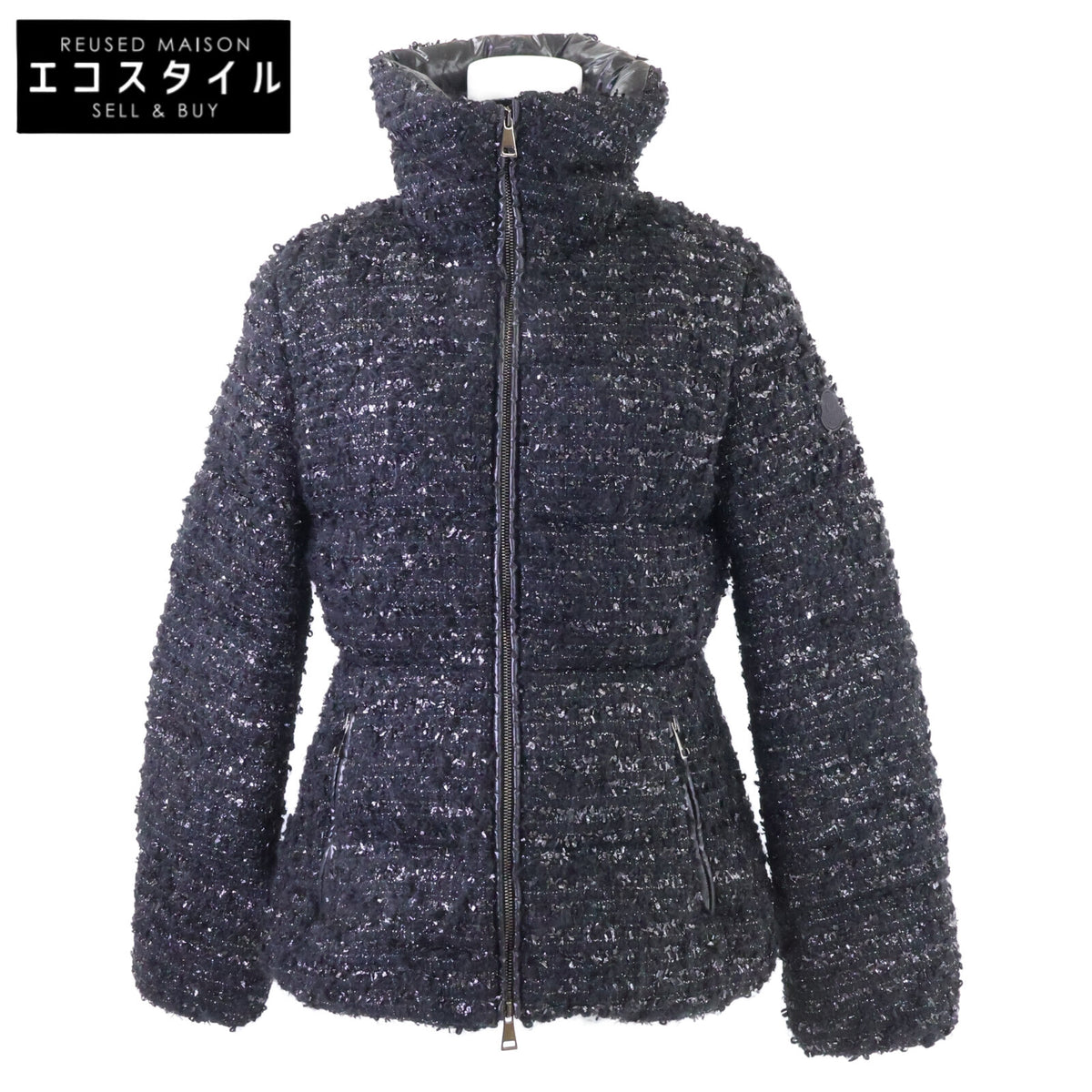 MONCLER モンクレール 【美品/25年製】URBEL ウルベル モヘア混 ツイード ダウンジャケット ジャケット