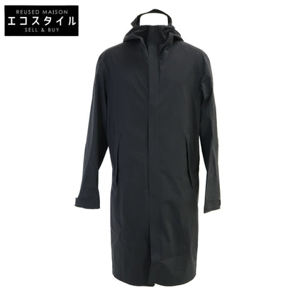 MONCLER モンクレール 【美品】GAVRAS ガヴラス ナイロン バックロゴ フーディロング コート