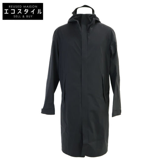 MONCLER モンクレール 【美品】GAVRAS ガヴラス ナイロン バックロゴ フーディロング コート