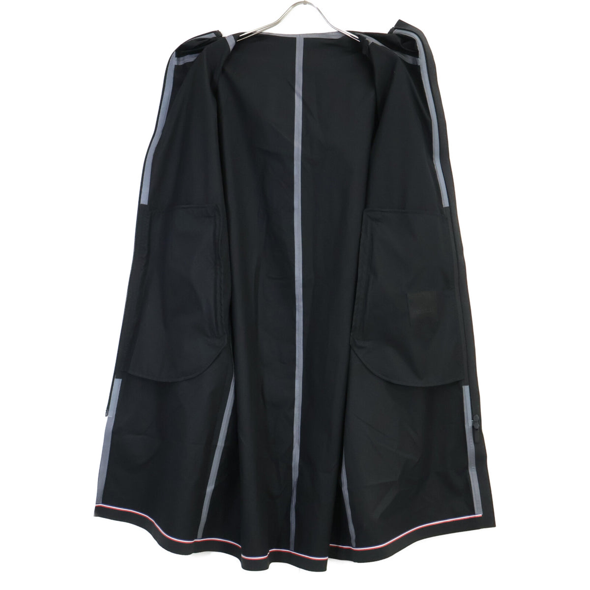 MONCLER モンクレール 【美品】GAVRAS ガヴラス ナイロン バックロゴ フーディロング コート