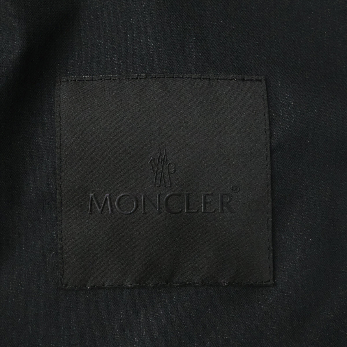 MONCLER モンクレール 【美品】GAVRAS ガヴラス ナイロン バックロゴ フーディロング コート