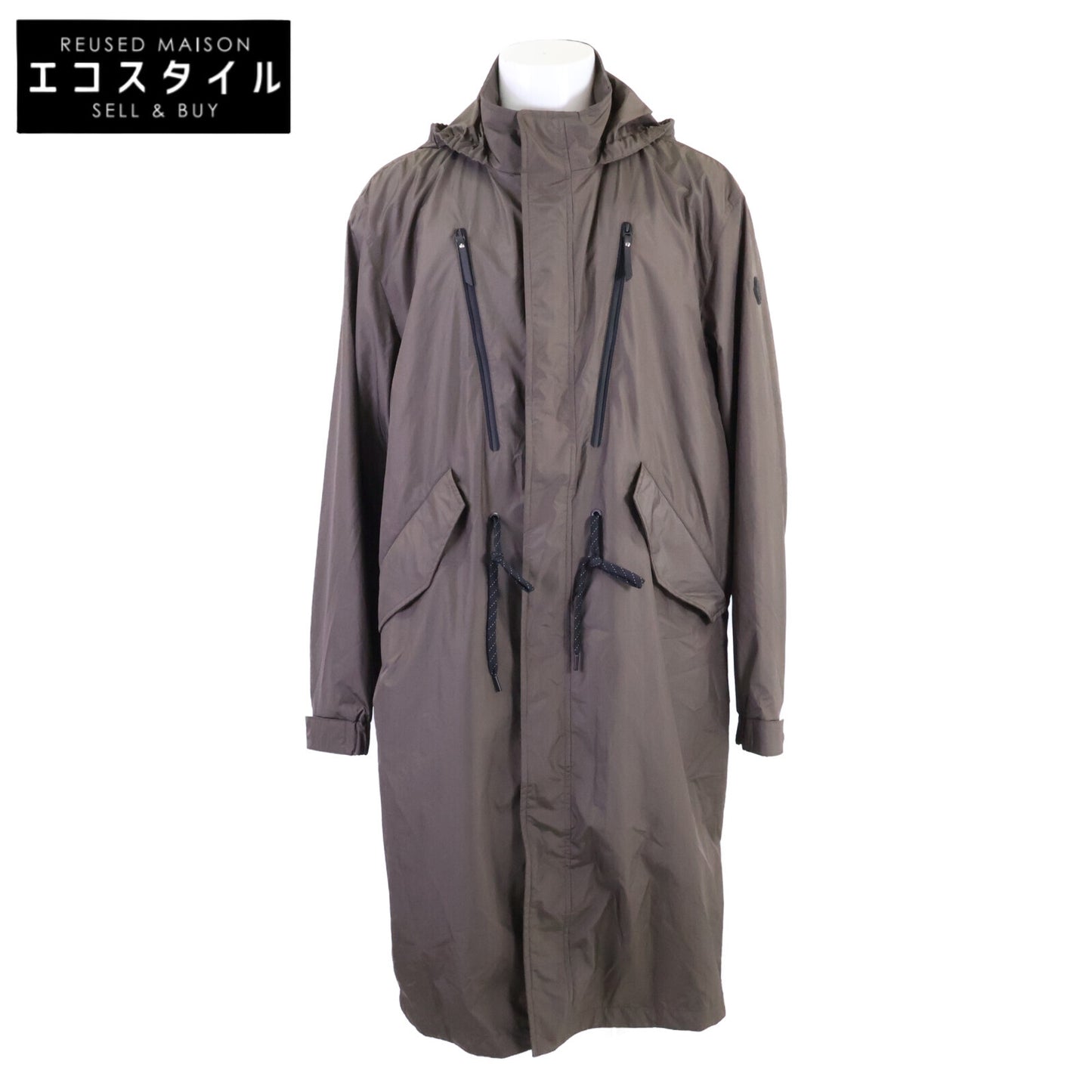 MONCLER モンクレール 【新品同様/25年製】ALISO アリソ マイクロメッシュライニング ナイロン フーディ コート