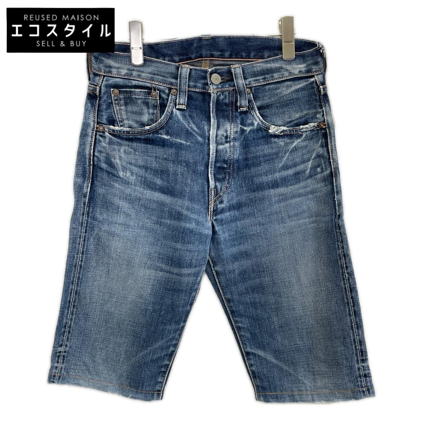 LEVI'S リーバイス 【LVC】47501 インディゴ カットオフ デニムハーフパンツ ボトムス