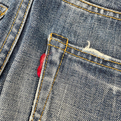 LEVI'S リーバイス 【LVC】47501 インディゴ カットオフ デニムハーフパンツ ボトムス