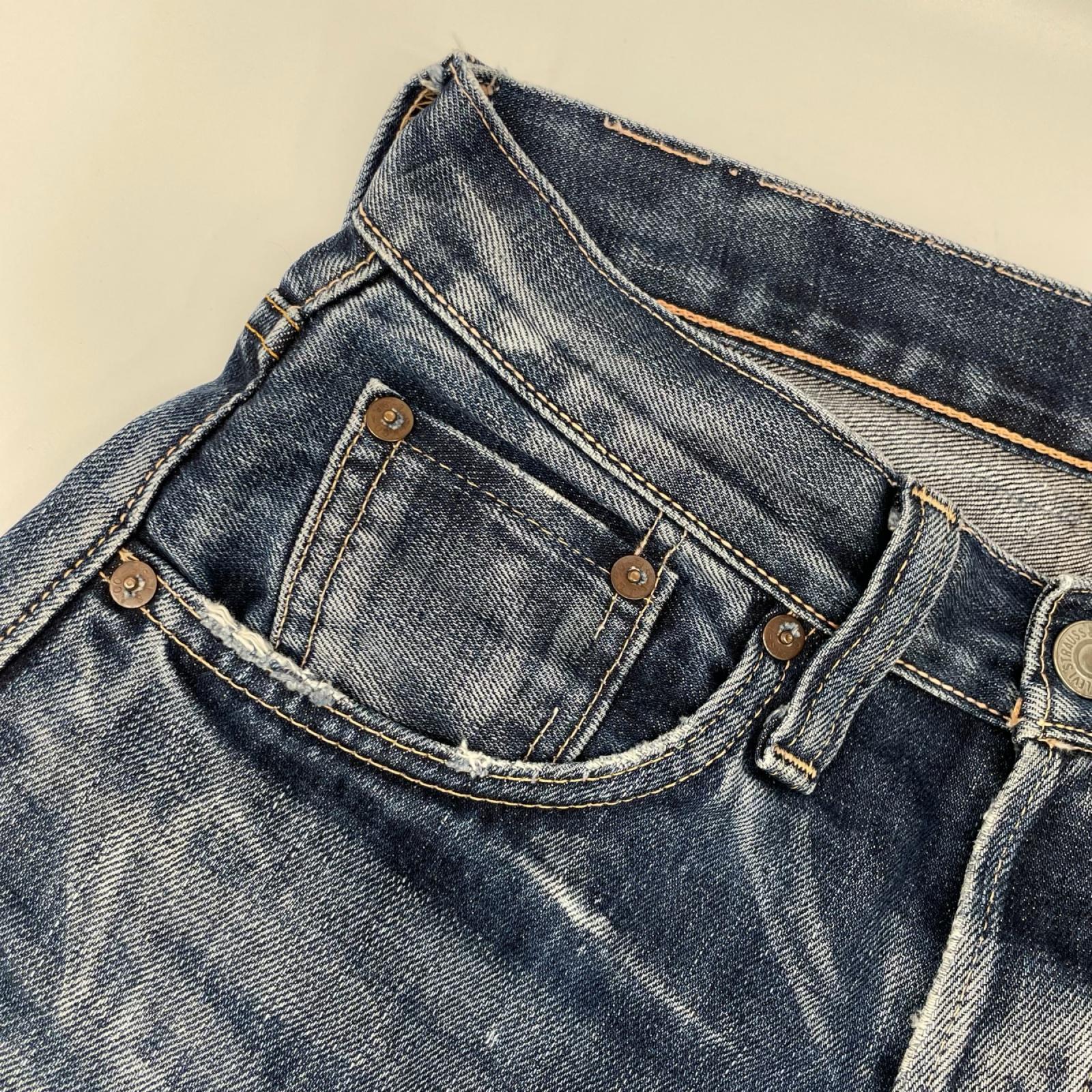 LEVI'S リーバイス 【LVC】47501 インディゴ カットオフ デニムハーフパンツ ボトムス
