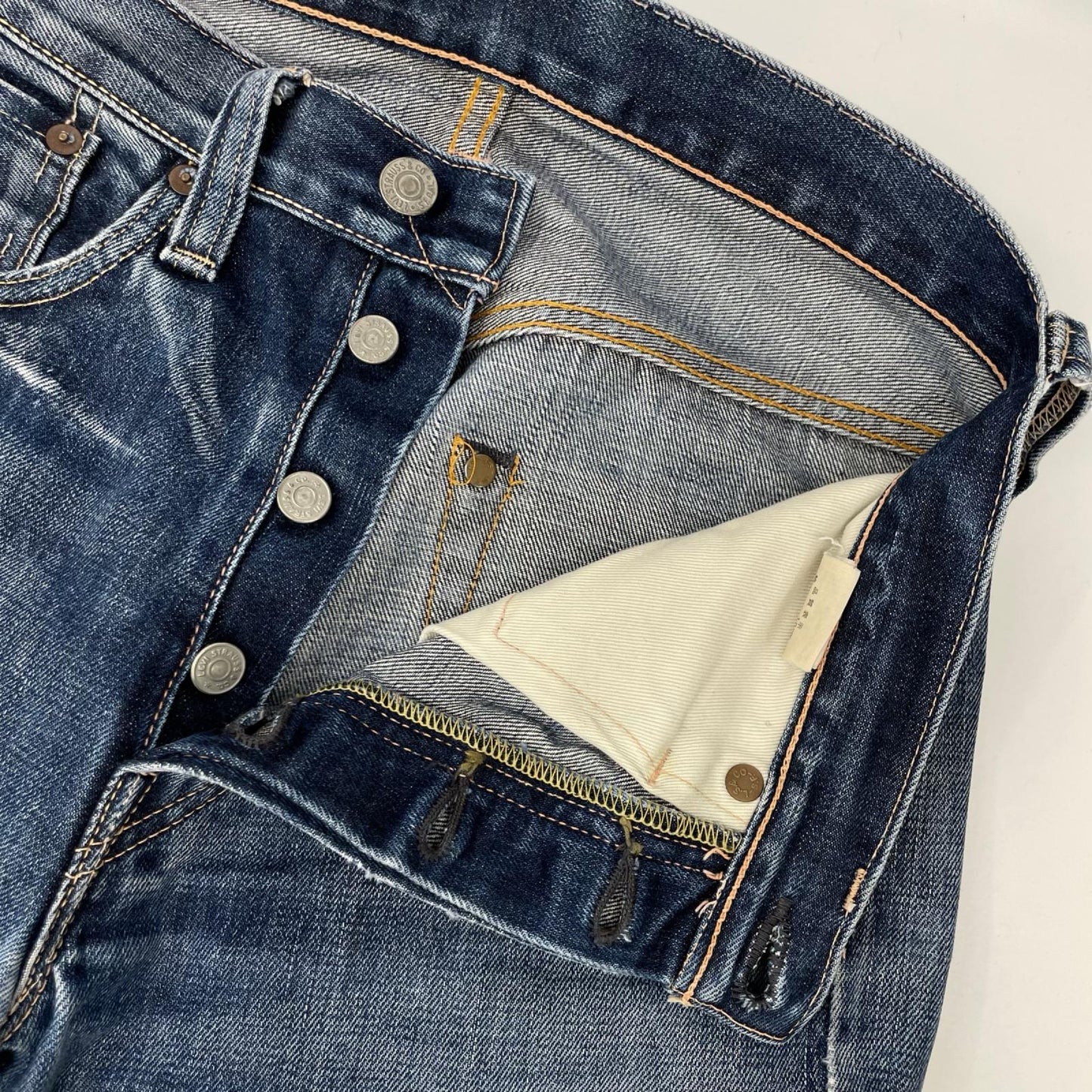 LEVI'S リーバイス 【LVC】47501 インディゴ カットオフ デニムハーフパンツ ボトムス