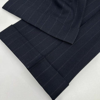 RING JACKET リングヂャケット RT020S07X ネイビー ストライプ 段返り3つボタン 3Bジャケットセットアップ スーツ セットアップ