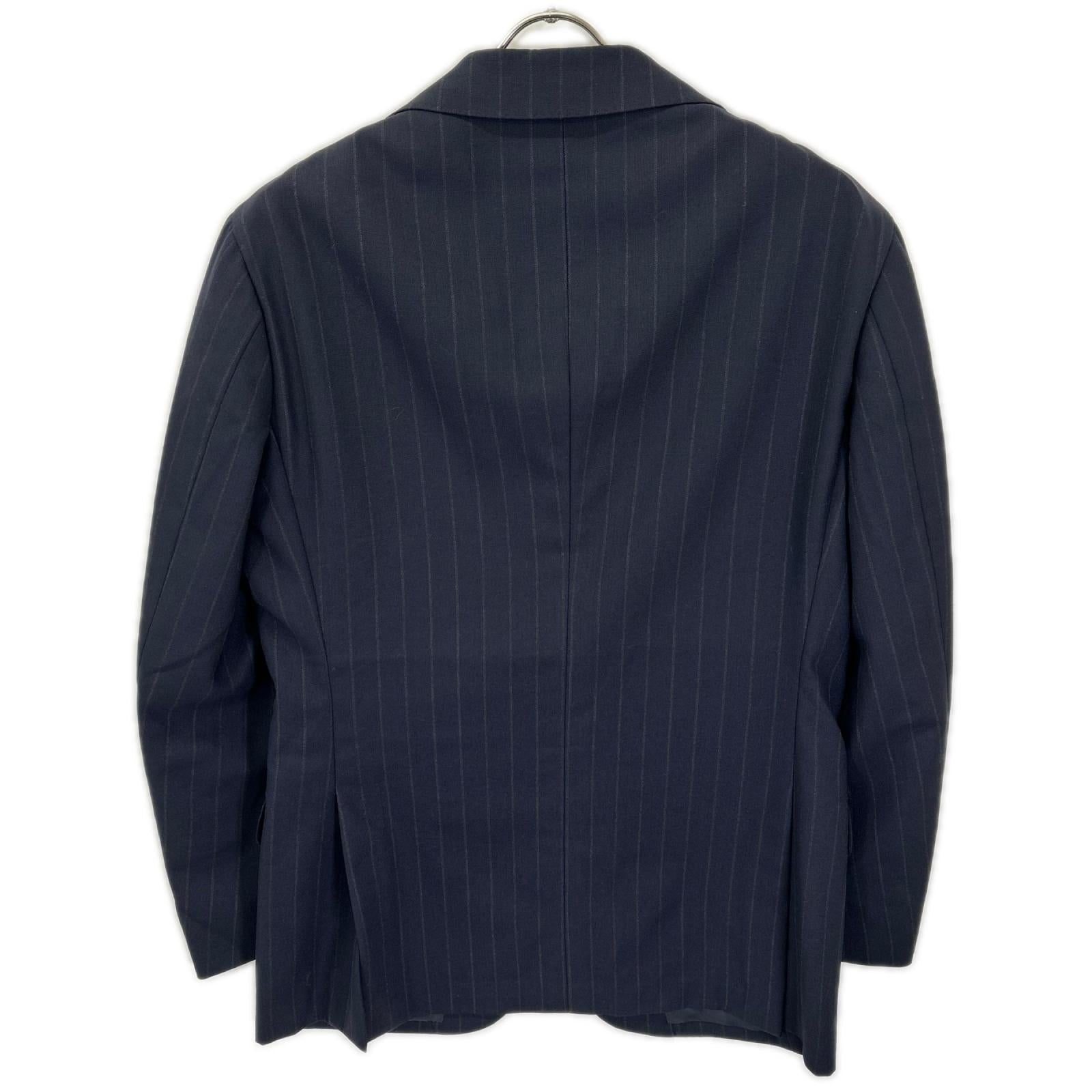 RING JACKET リングヂャケット RT020S07X ネイビー ストライプ 段返り3つボタン 3Bジャケットセットアップ スーツ セットアップ