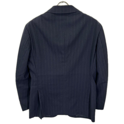 RING JACKET リングヂャケット RT020S07X ネイビー ストライプ 段返り3つボタン 3Bジャケットセットアップ スーツ セットアップ