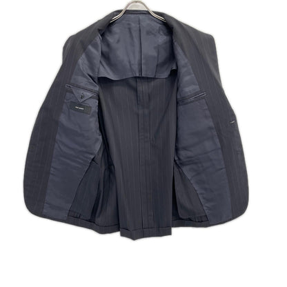 RING JACKET リングヂャケット RT021S09X ブラック ストライプ 段返り3つボタン 3Bジャケットセットアップ スーツ セットアップ