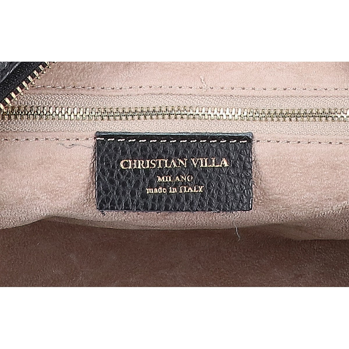 CHRISTIAN VILLA クリスチャンヴィラ 【新品同様】レザー 2WAYショルダー ミニ ボストンバッグ