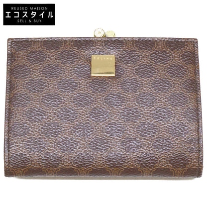 CELINE セリーヌ マカダム スクエアプレート コンパクトウォレット コインケース