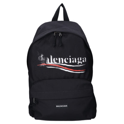 BALENCIAGA バレンシアガ 新品同様 503221 ナイロン ブラッシュロゴ エクスプローラー バックパック リュック バックパック