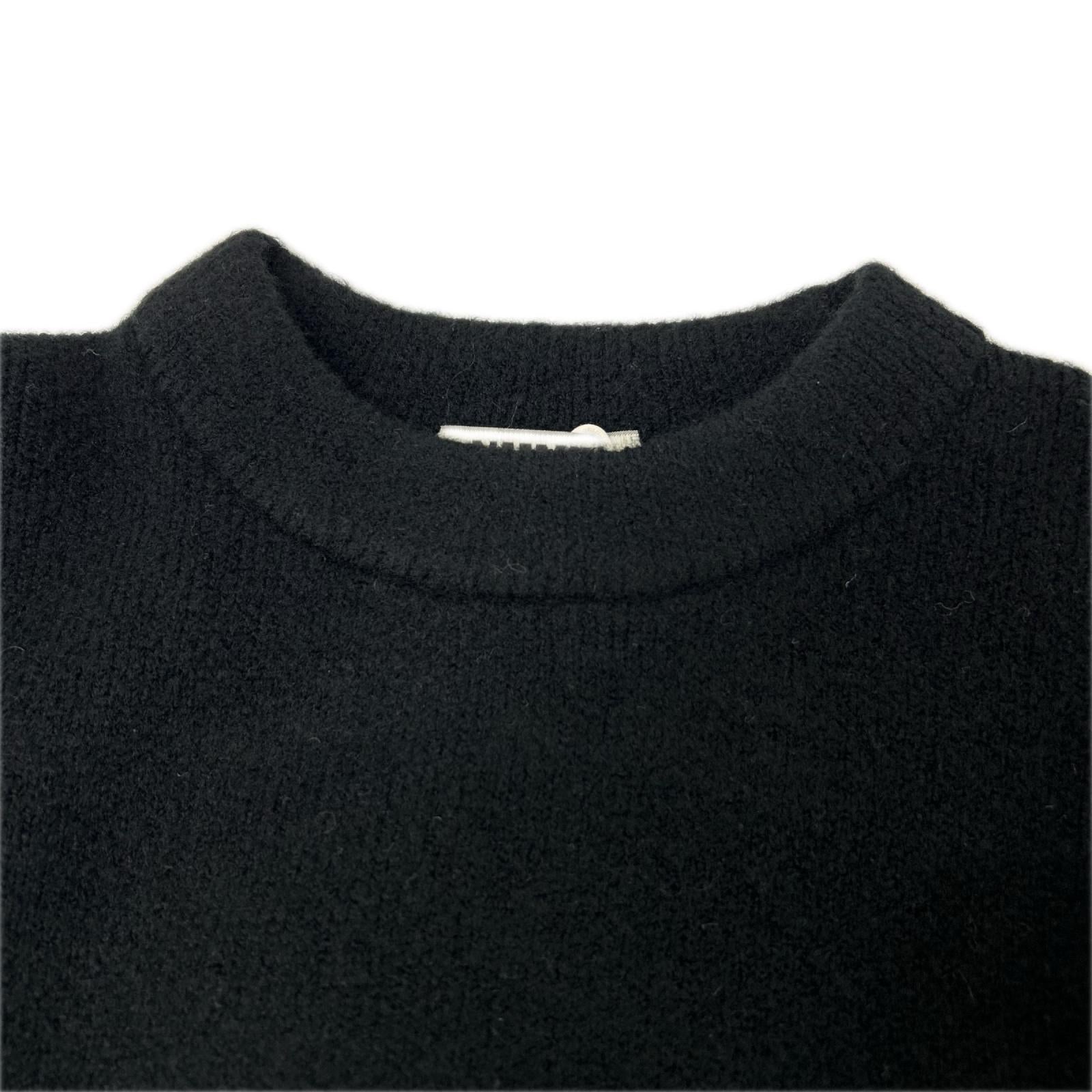 NKNIT ンニット 25AW N25AW-036 ブラック×グレー モヘアウール混 ハートパターンニットプルオーバー トップス