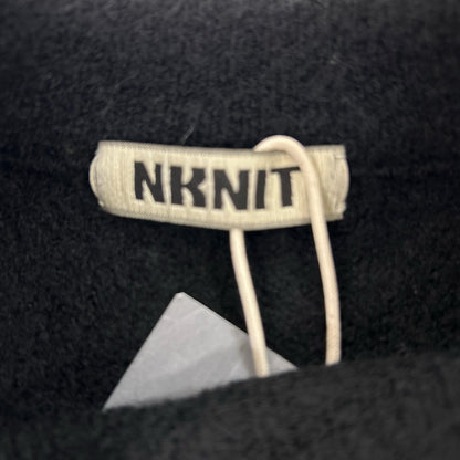 NKNIT ンニット 25AW N25AW-036 ブラック×グレー モヘアウール混 ハートパターンニットプルオーバー トップス