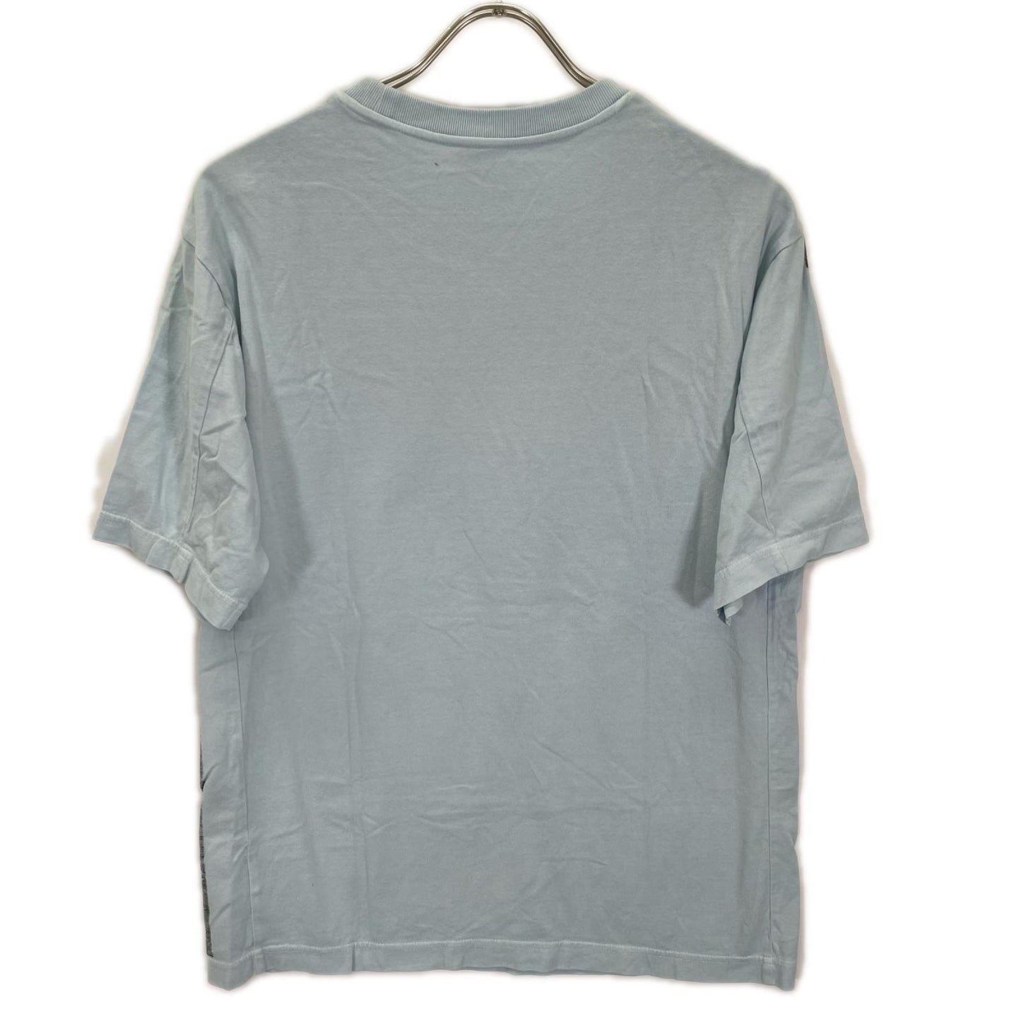 seya. セヤ TK07122J19 ライトブルー コットン WATER-RIVER-B&W PRINT T=SHIRT トップス