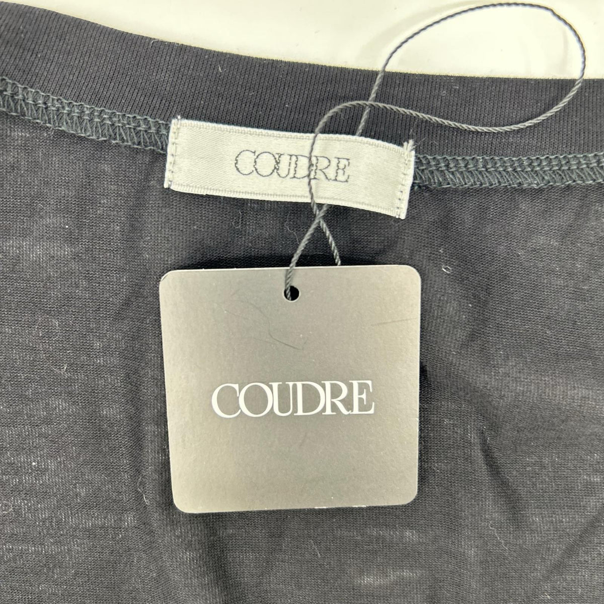 COUDRE クードル CD188 ブラック リヨセル ロングスリーブ クロップドカーディガン トップス
