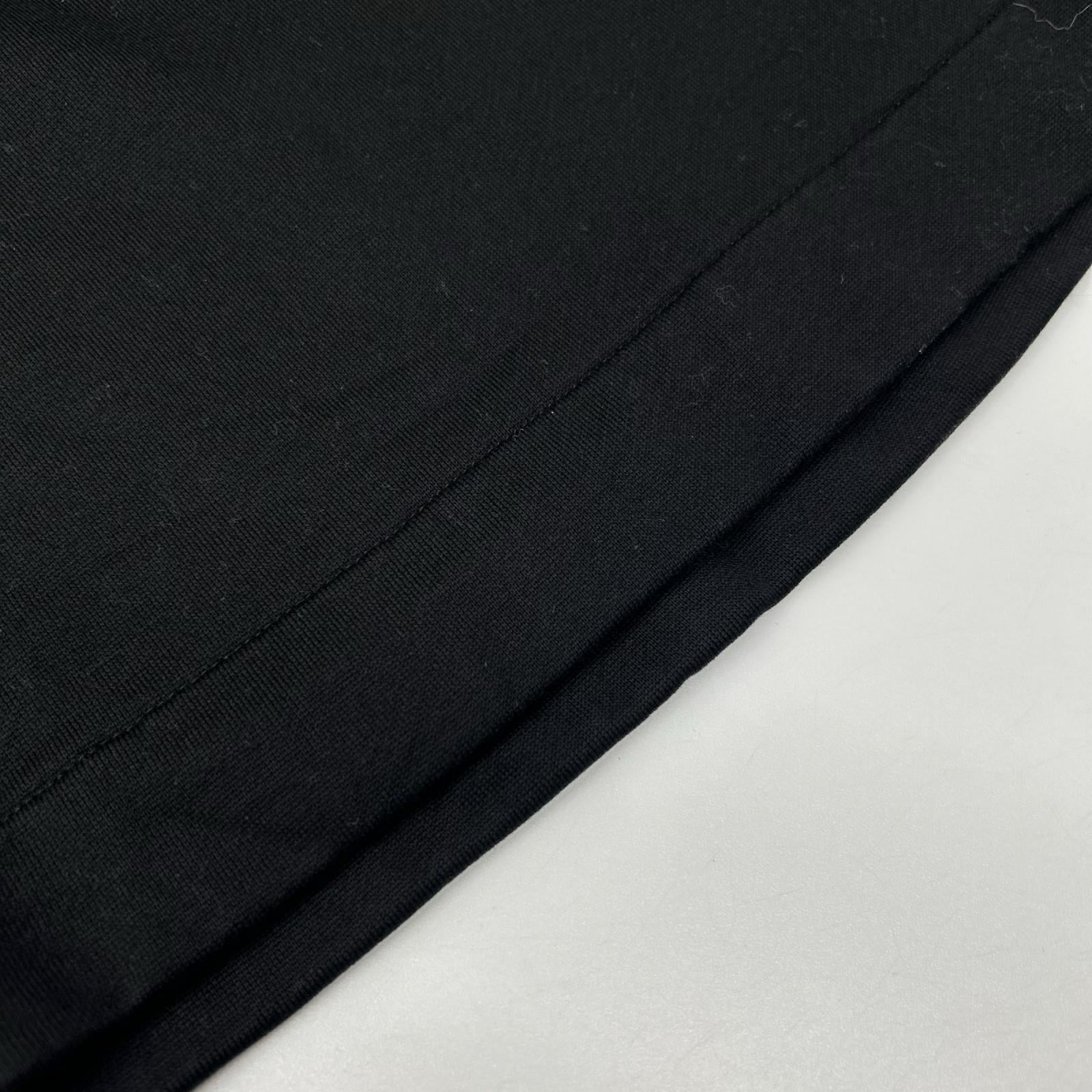 ADORE アドーア ブラック コットン バックジップ ブラッシュド スウェットワンピース ワンピース