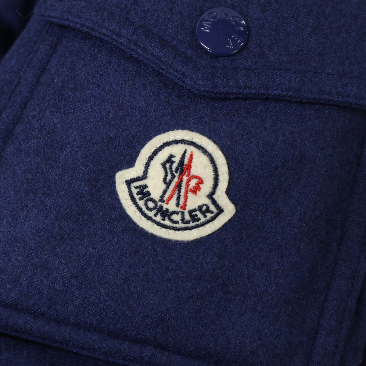 MONCLER モンクレール 【美品】MONTGENEVRE モンジュネーブル ウール フード付ダウンジャケット ジャケット