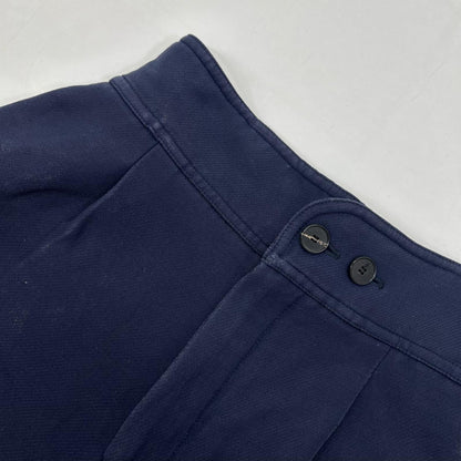 Christian Dior クリスチャンディオール 011P34A1166 ネイビー ウール×シルク ジップフライ キュロットパンツ ボトムス